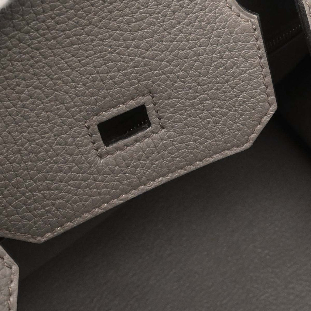 Hermes Etain Togo Birkin 30 Handbag