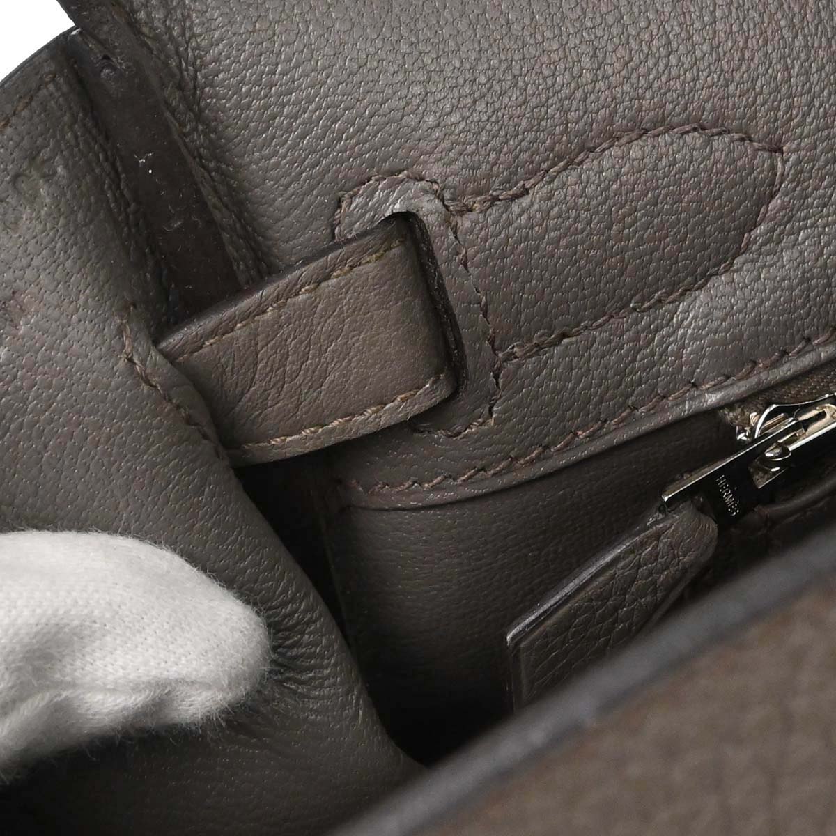 Hermes Etain Togo Birkin 30 Handbag