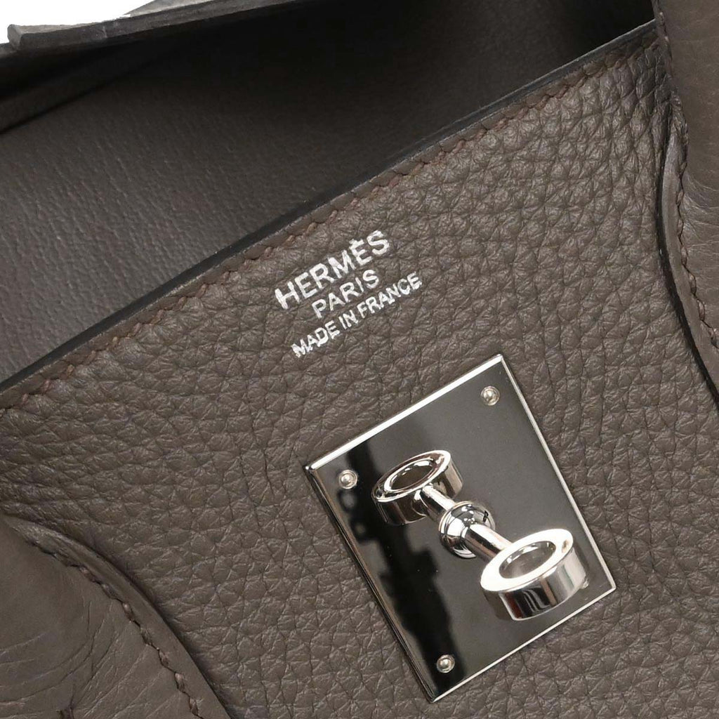 Hermes Etain Togo Birkin 30 Handbag