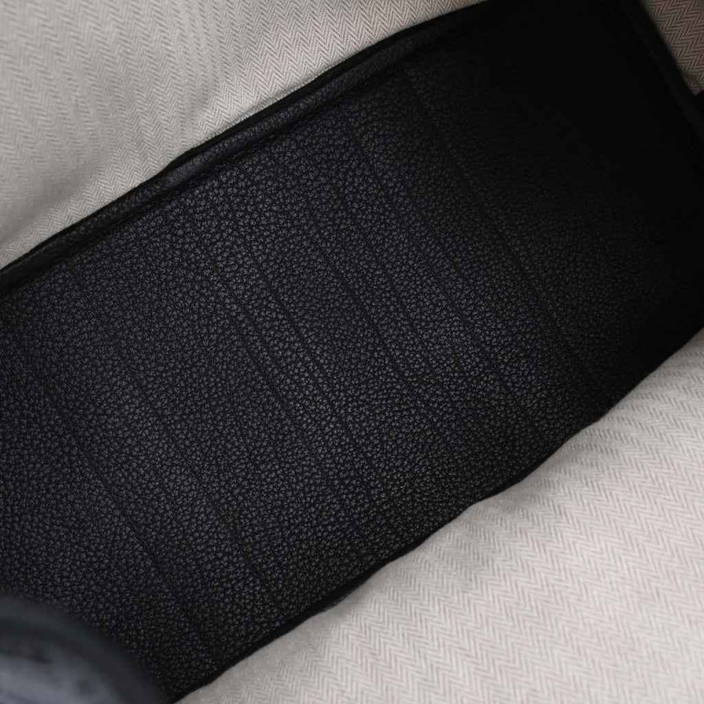 Hermes Black Negonda Garden Party 36 PM Tote Handbag