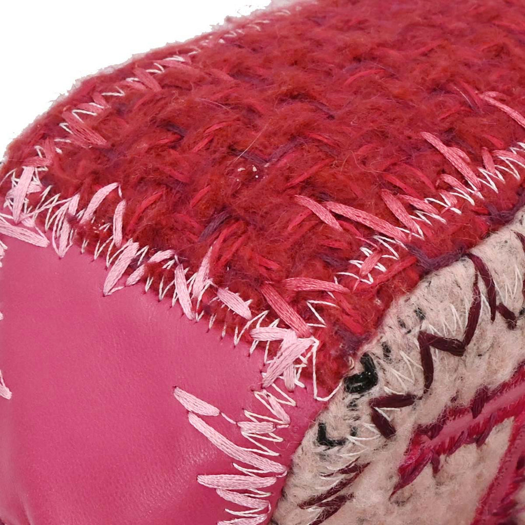 Chanel Pink Tweed Patchwork Shoulder Bag
