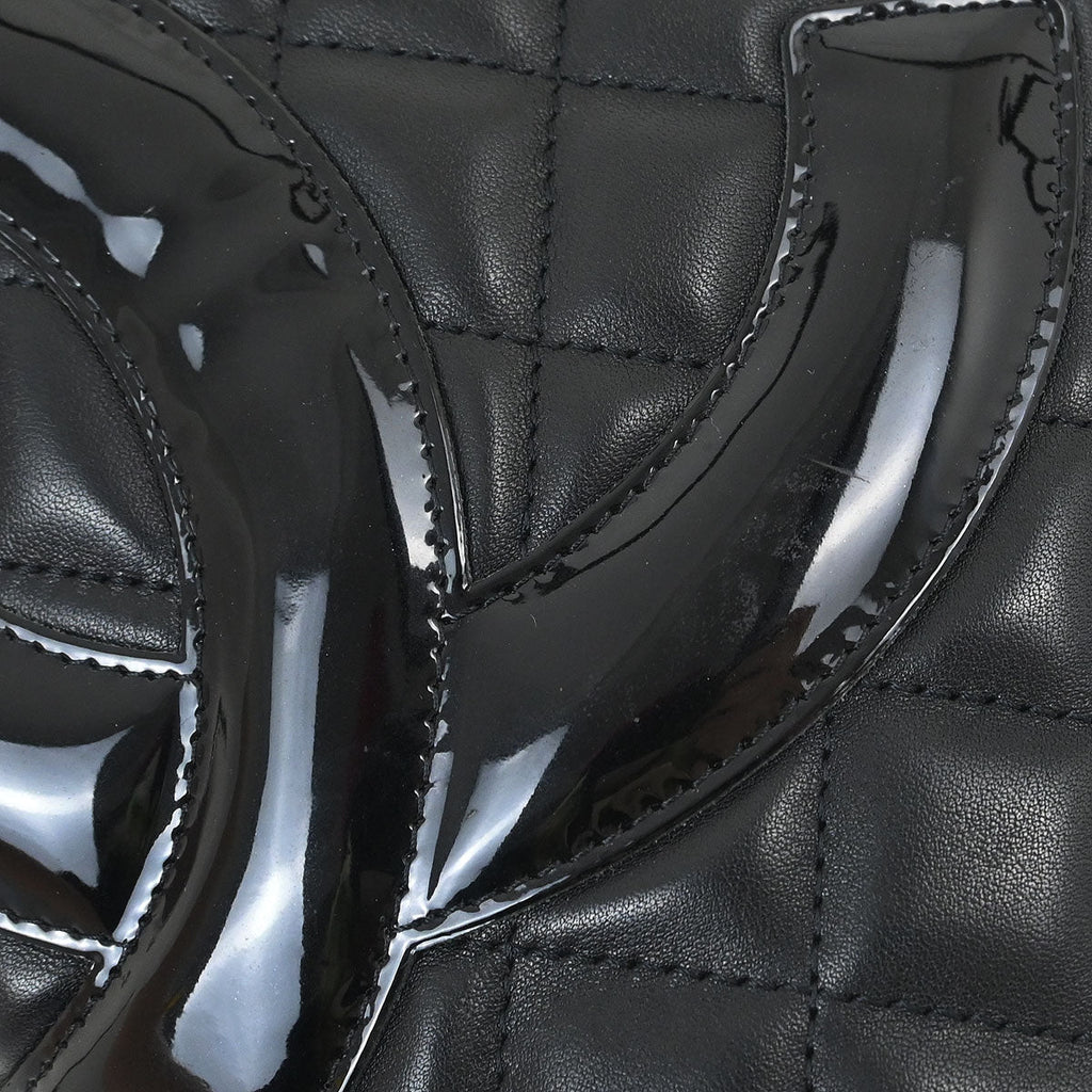 Chanel Black Calfskin Cambon Ligne Tote Handbag