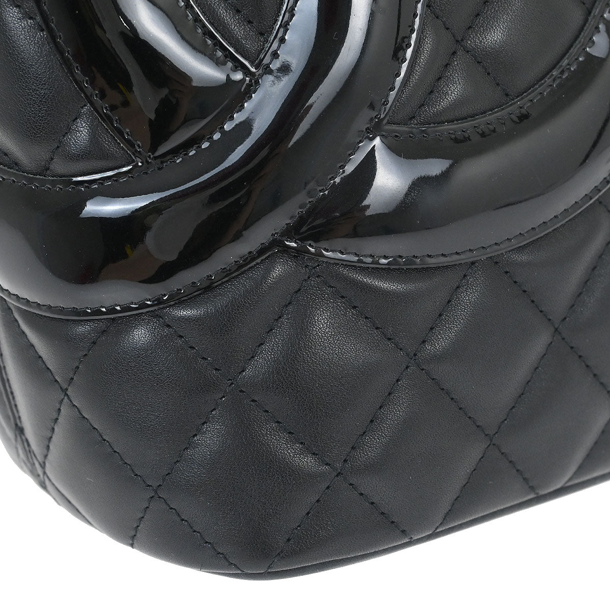 Chanel Black Calfskin Cambon Ligne Tote Handbag