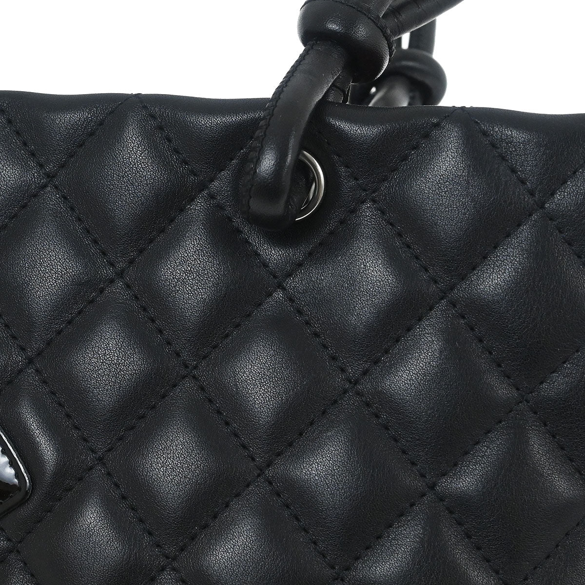 Chanel Black Calfskin Cambon Ligne Tote Handbag