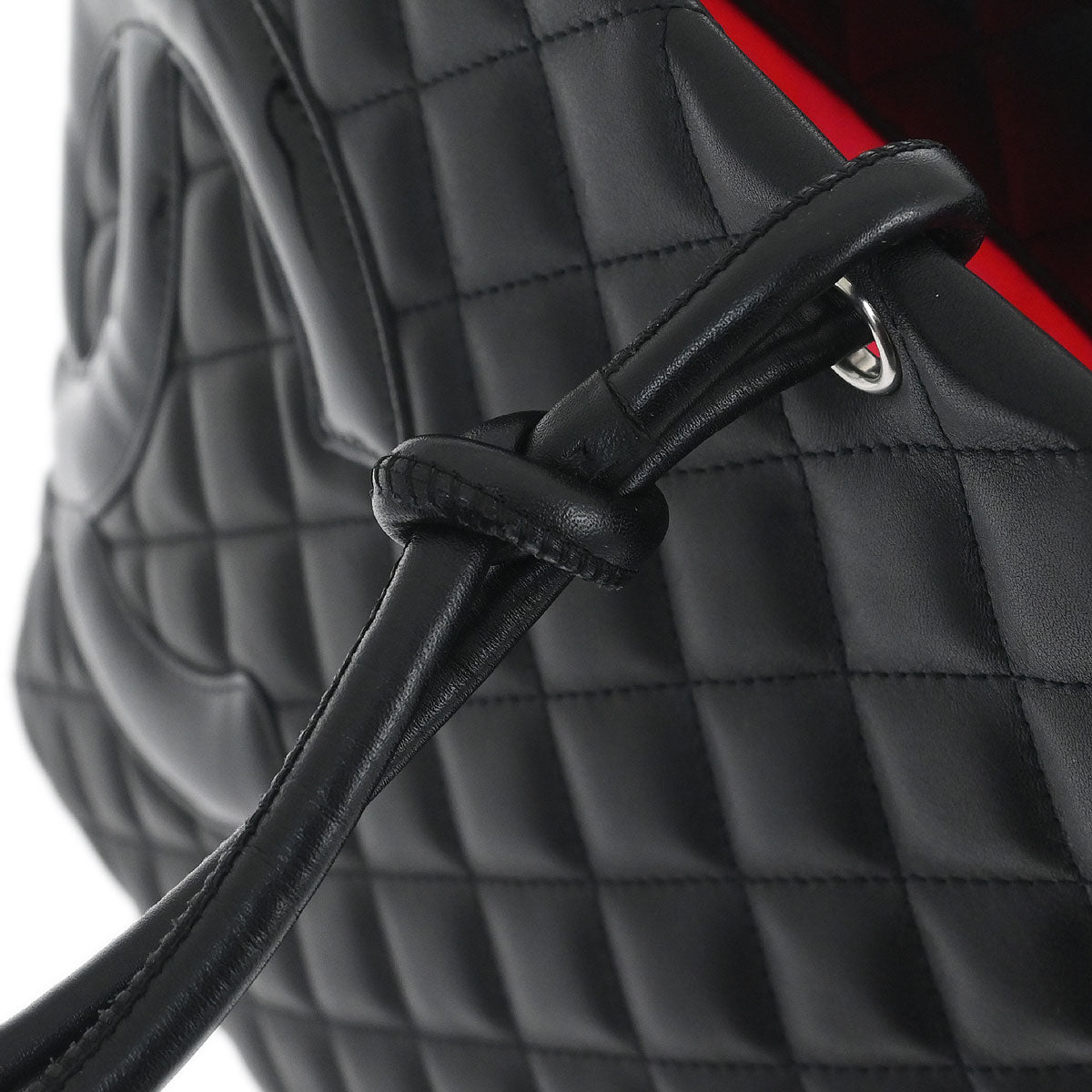Chanel Black Calfskin Cambon Ligne Tote Handbag