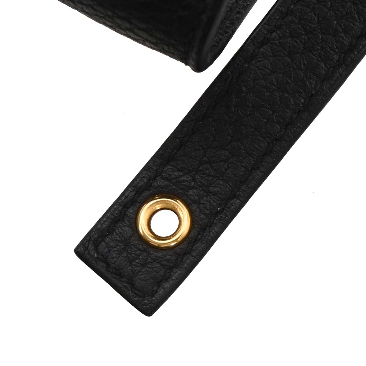 Hermes Black Taurillon Clemence Picotin Lock 22 MM Handbag