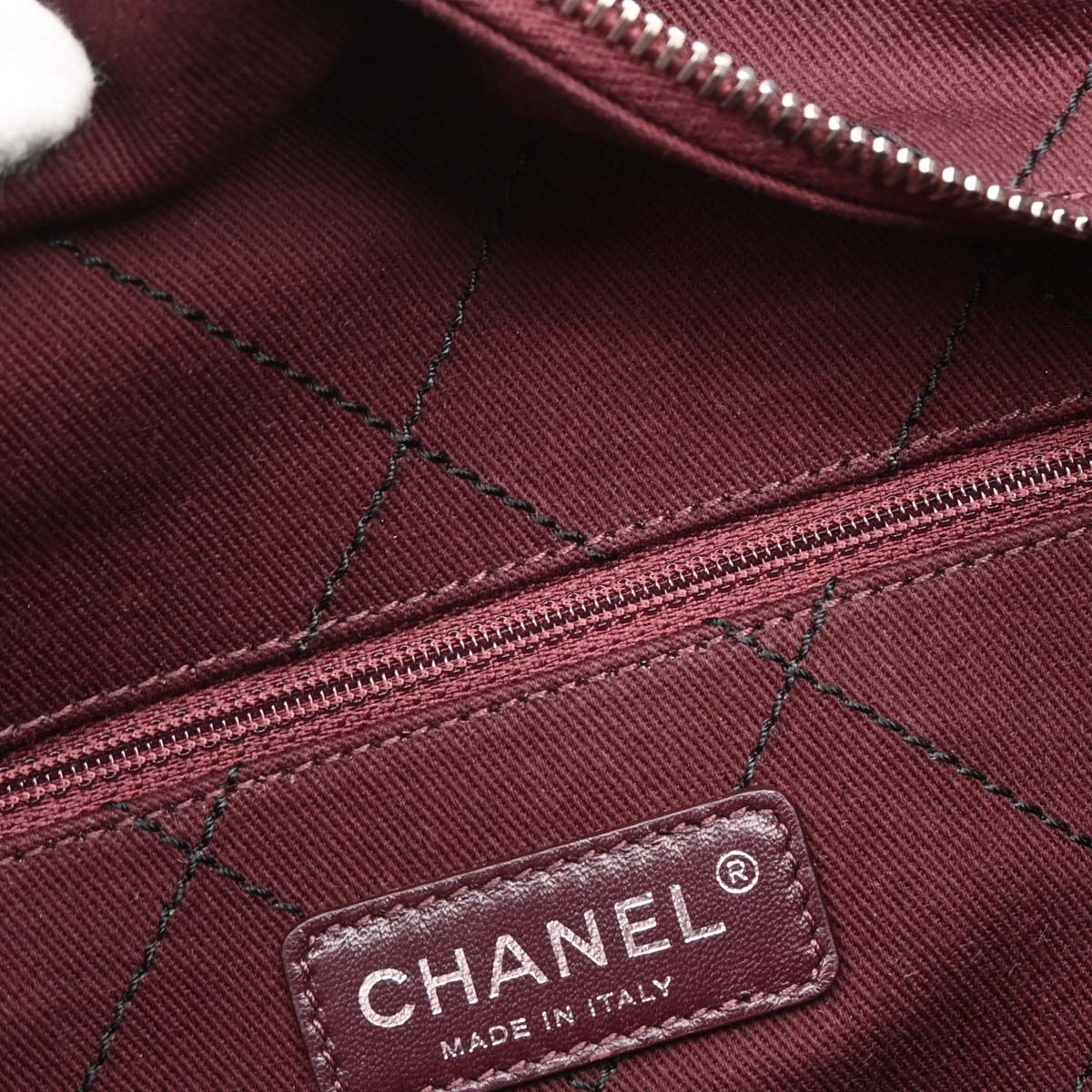 Chanel Black Caviar Skin On The Road Shopping Fever Tote Bag