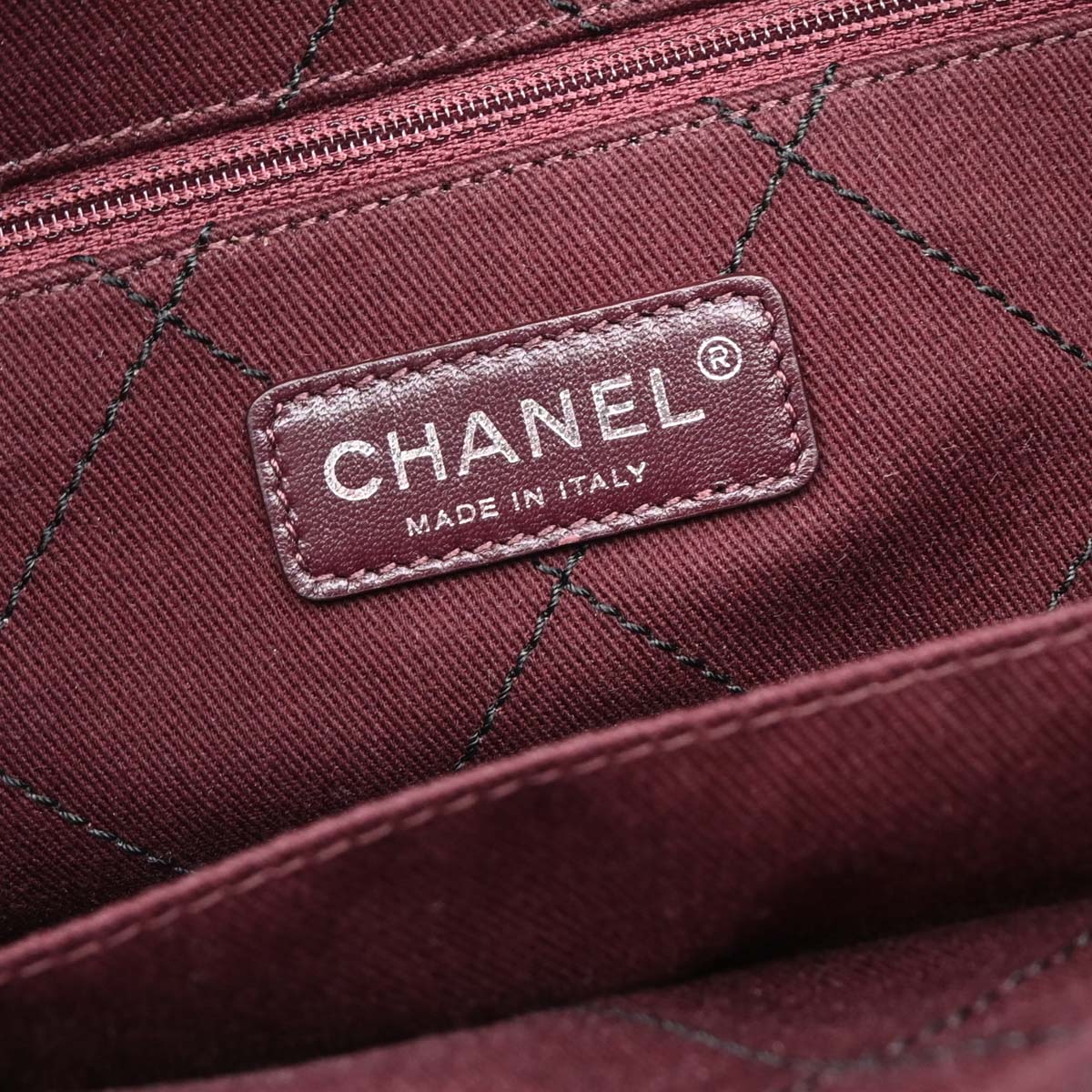 Chanel Black Caviar Skin On The Road Shopping Fever Tote Bag