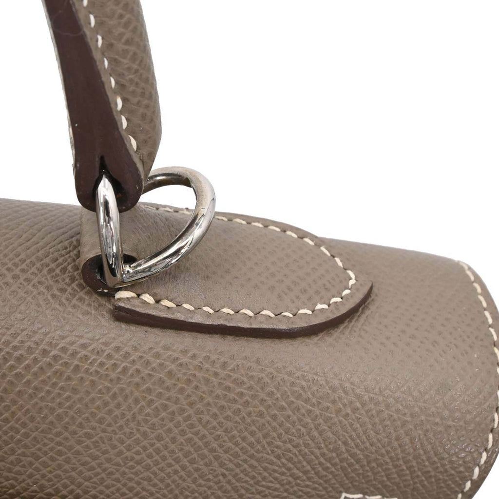 Hermes Etoupe Epsom Kelly 32 Sellier 2way Shoulder Handbag
