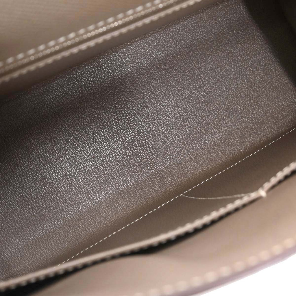 Hermes Etoupe Epsom Kelly 32 Sellier 2way Shoulder Handbag