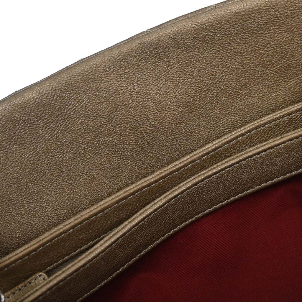 Chanel Metallic Gold Calfskin Medium Bowling Mademoiselle Handbag