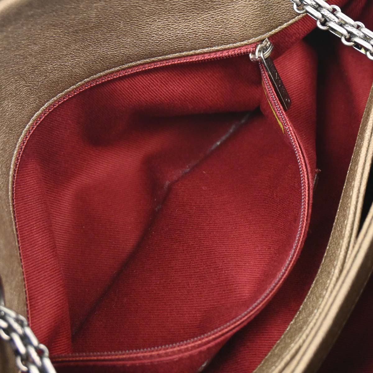 Chanel Metallic Gold Calfskin Medium Bowling Mademoiselle Handbag