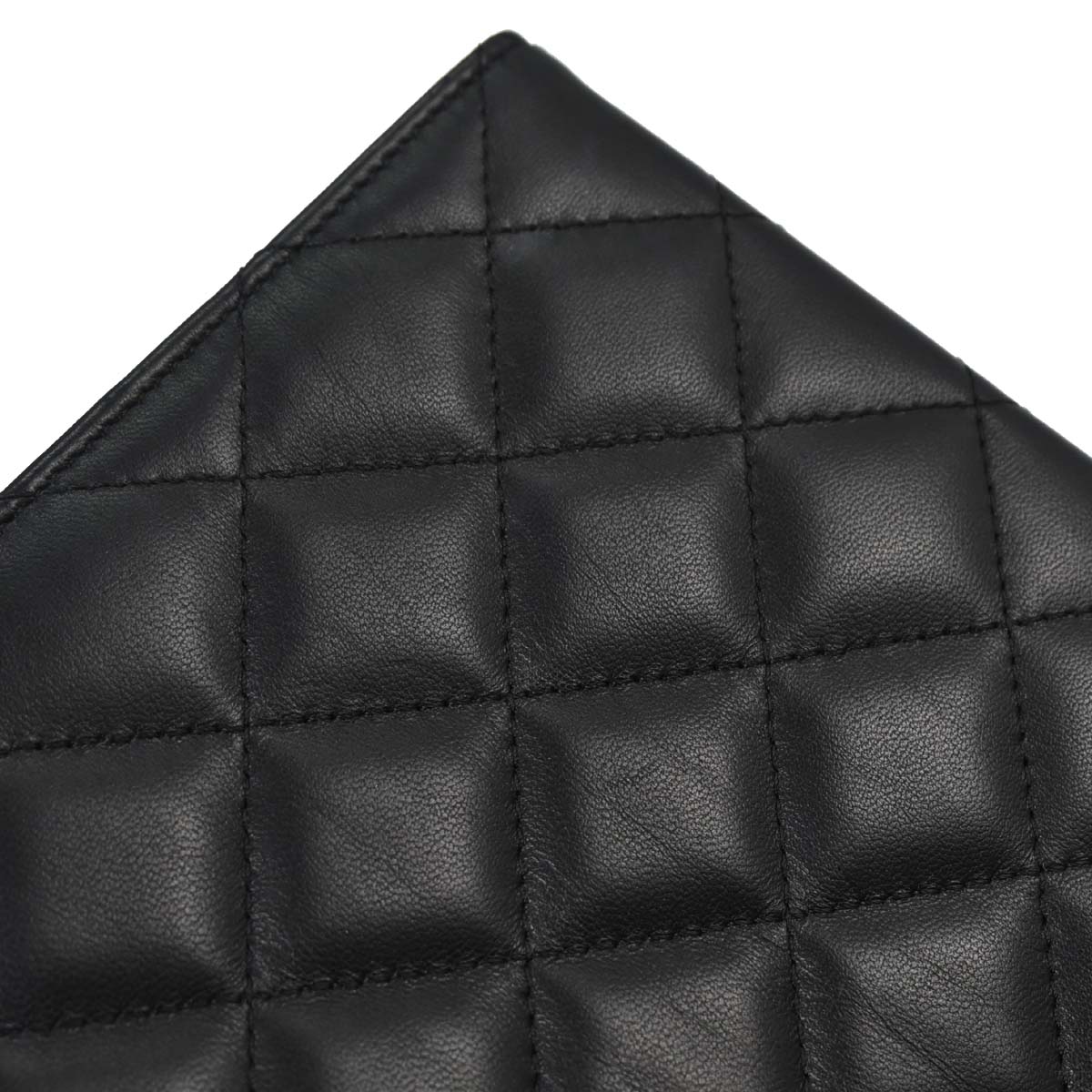 Chanel Black Lambskin Tablet Case Shoulder Bag