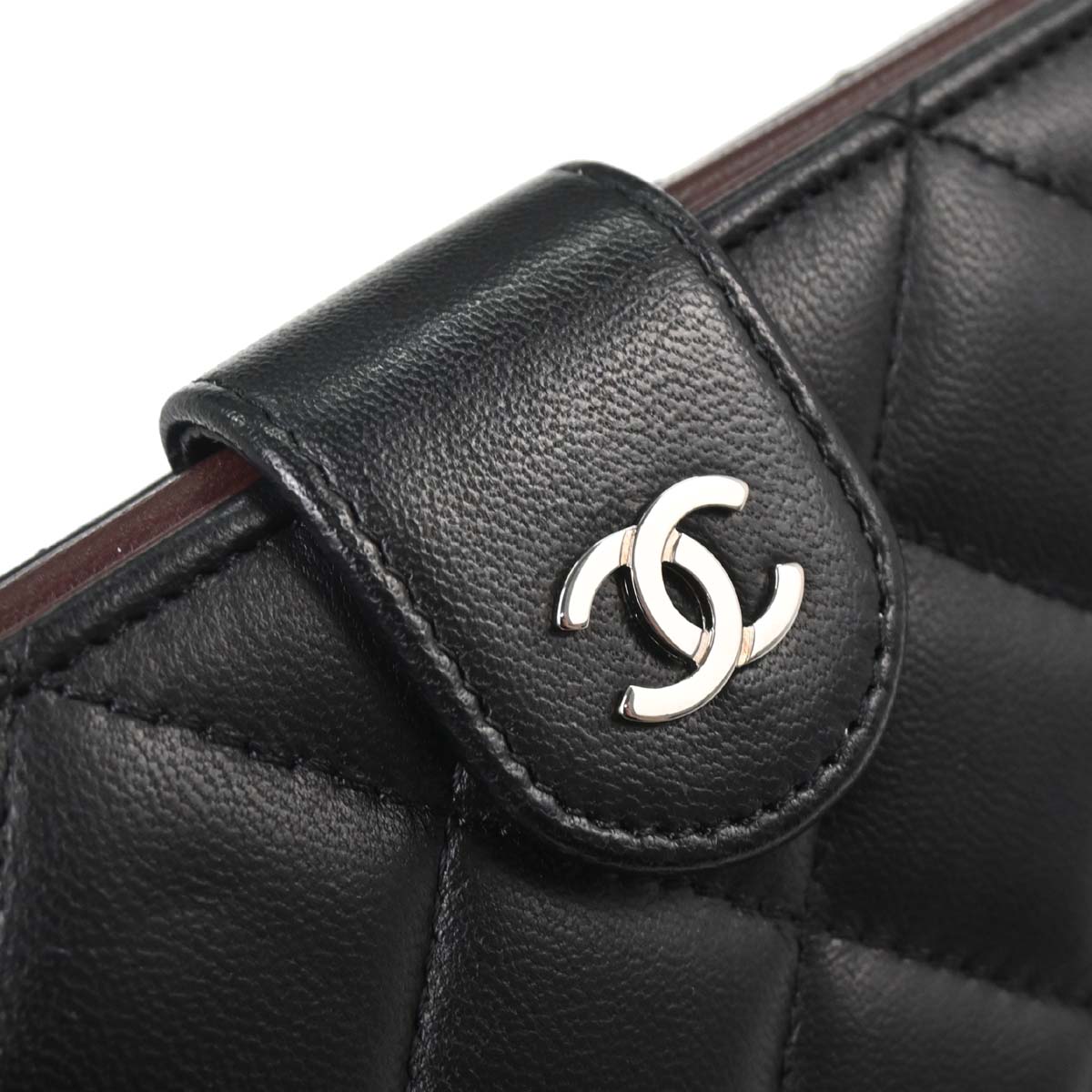 Chanel Black Lambskin Tablet Case Shoulder Bag