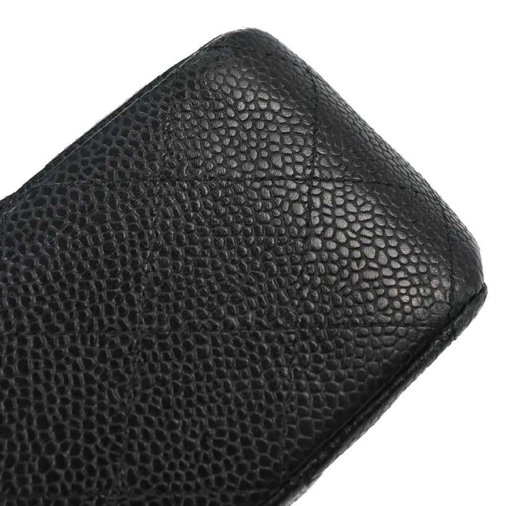 Chanel Black Calfskin Medium Classic Double Flap Shoulder Bag
