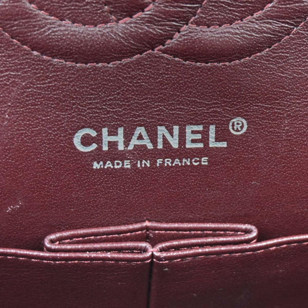 Chanel Black Calfskin Medium Classic Double Flap Shoulder Bag