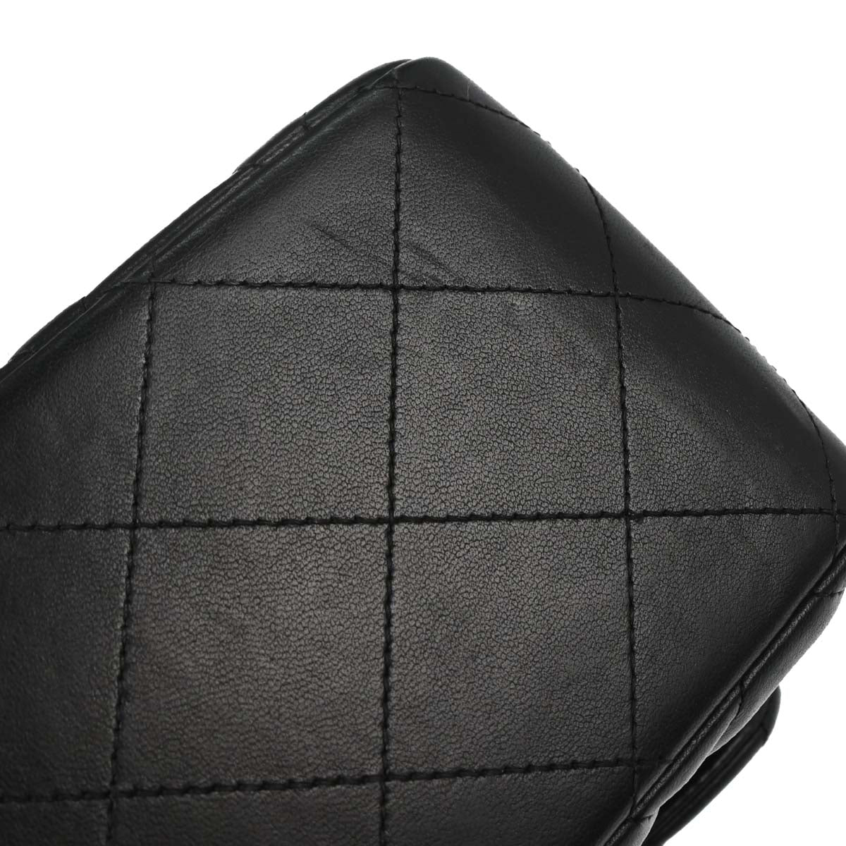 Chanel 2012-2013 Black Lambskin Jumbo Classic Double Flap Shoulder Bag