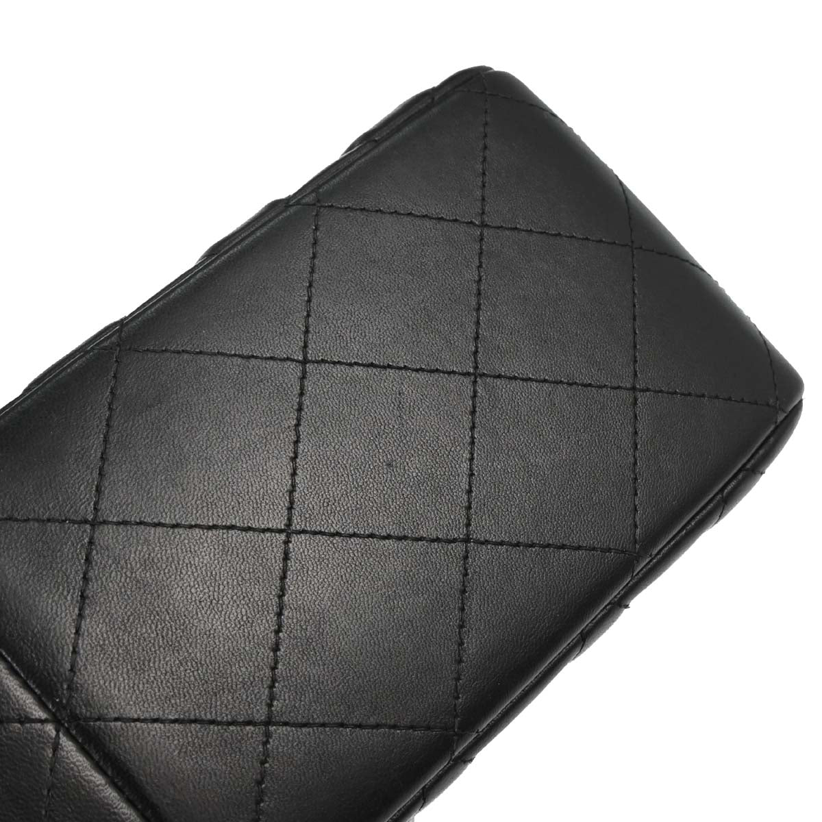 Chanel 2012-2013 Black Lambskin Jumbo Classic Double Flap Shoulder Bag