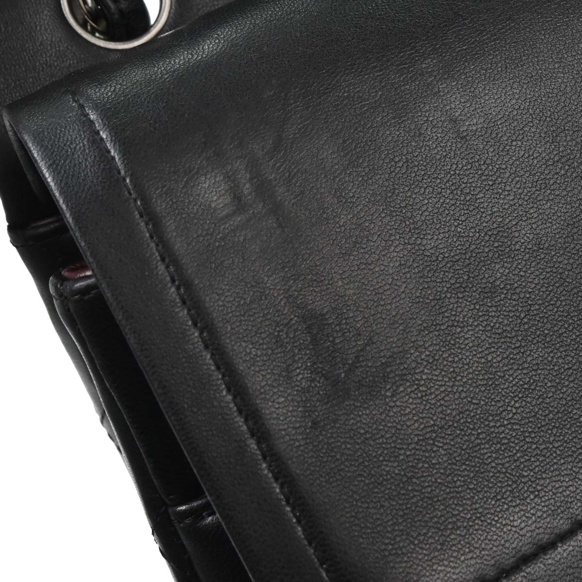 Chanel 2012-2013 Black Lambskin Jumbo Classic Double Flap Shoulder Bag