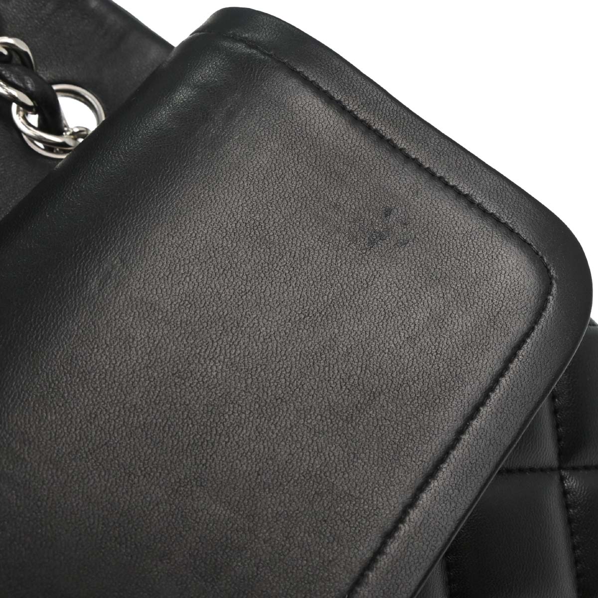 Chanel 2012-2013 Black Lambskin Jumbo Classic Double Flap Shoulder Bag