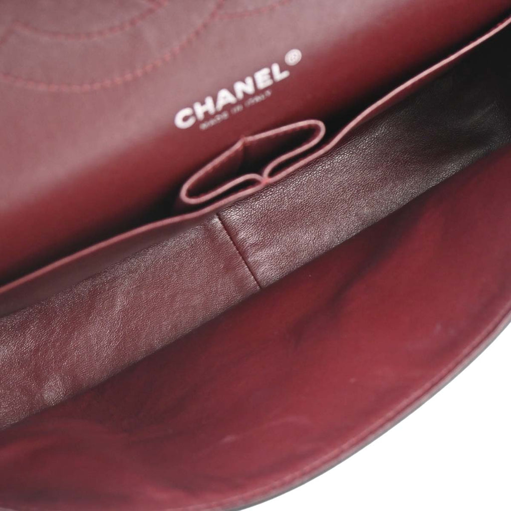 Chanel 2012-2013 Black Lambskin Jumbo Classic Double Flap Shoulder Bag