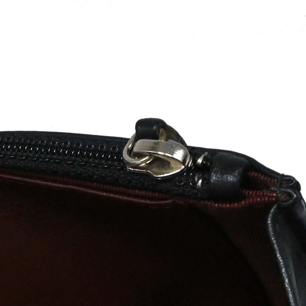 Chanel Black Lambskin Classic WOC Wallet on Chain Bag