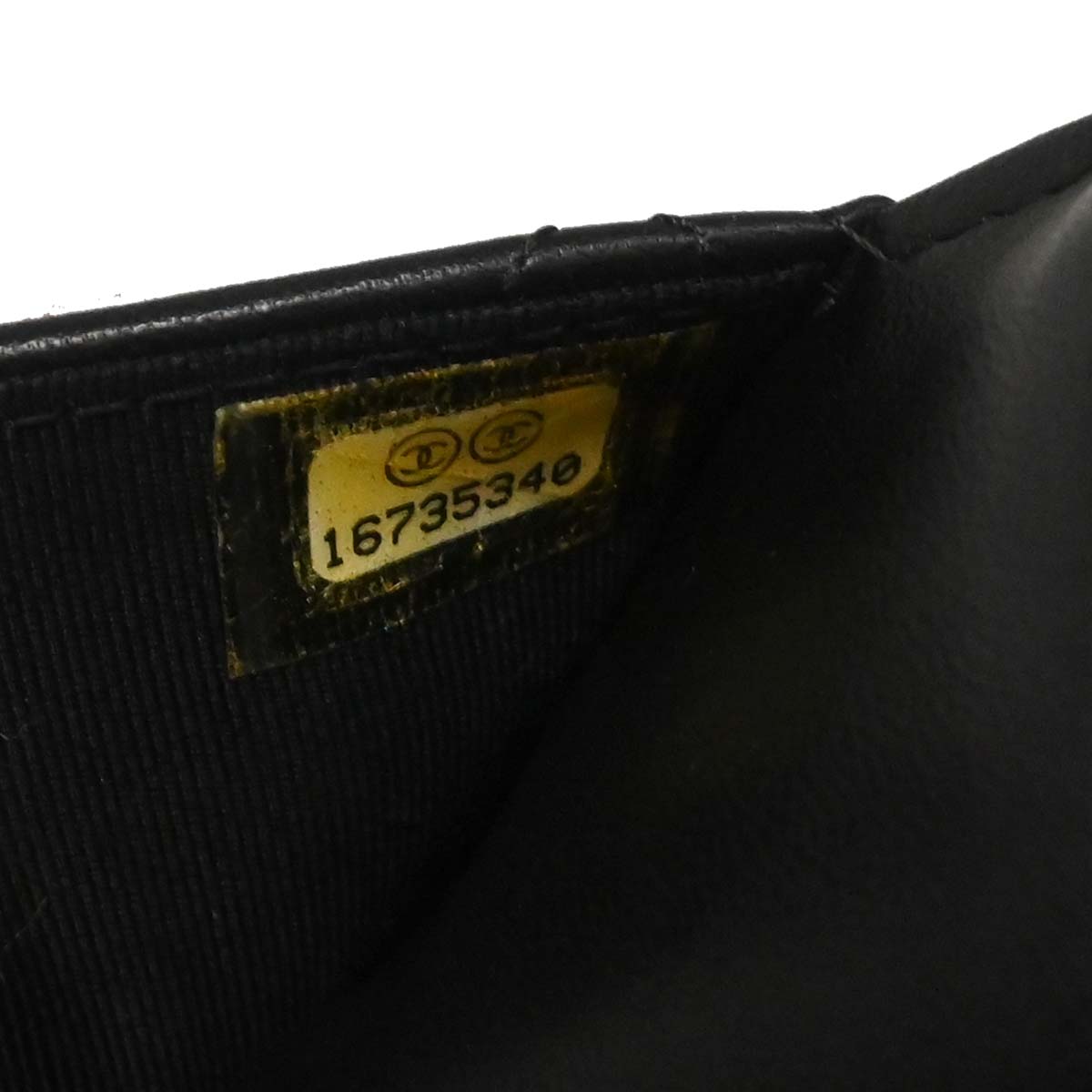 Chanel Black Lambskin Classic WOC Wallet on Chain Bag