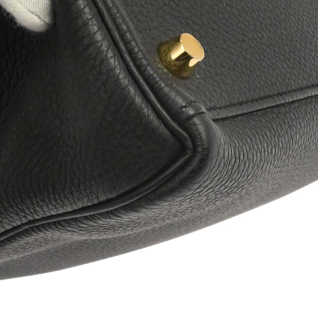 Hermes Black Togo Kelly 28 Retourne 2way Shoulder Handbag