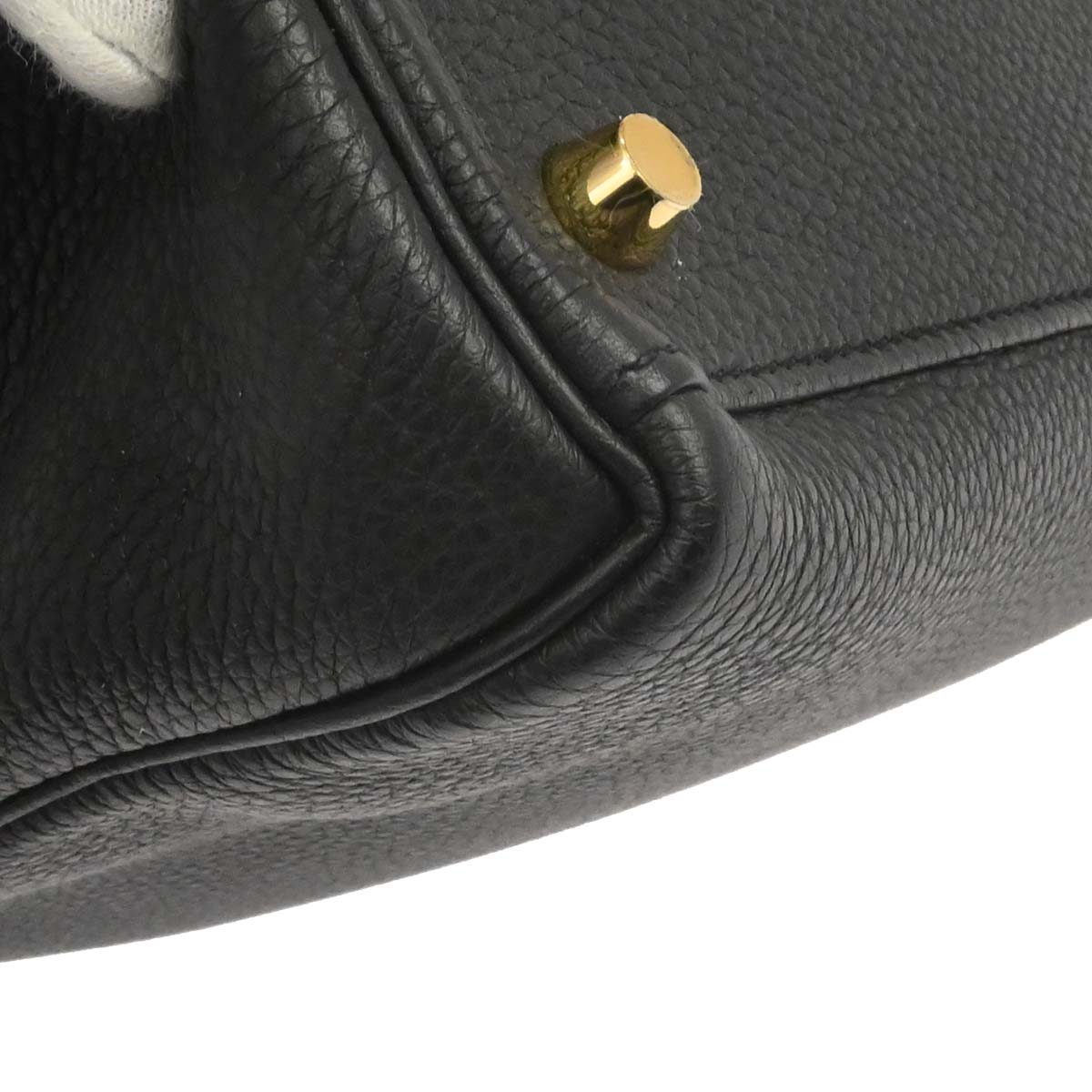 Hermes Black Togo Kelly 28 Retourne 2way Shoulder Handbag