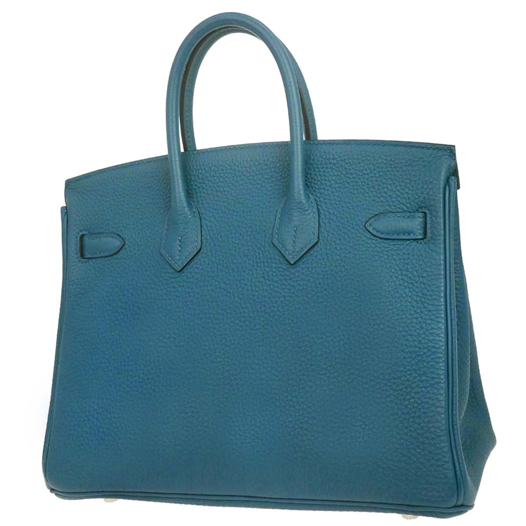 Hermes Cobalt Togo Birkin 25 Handbag