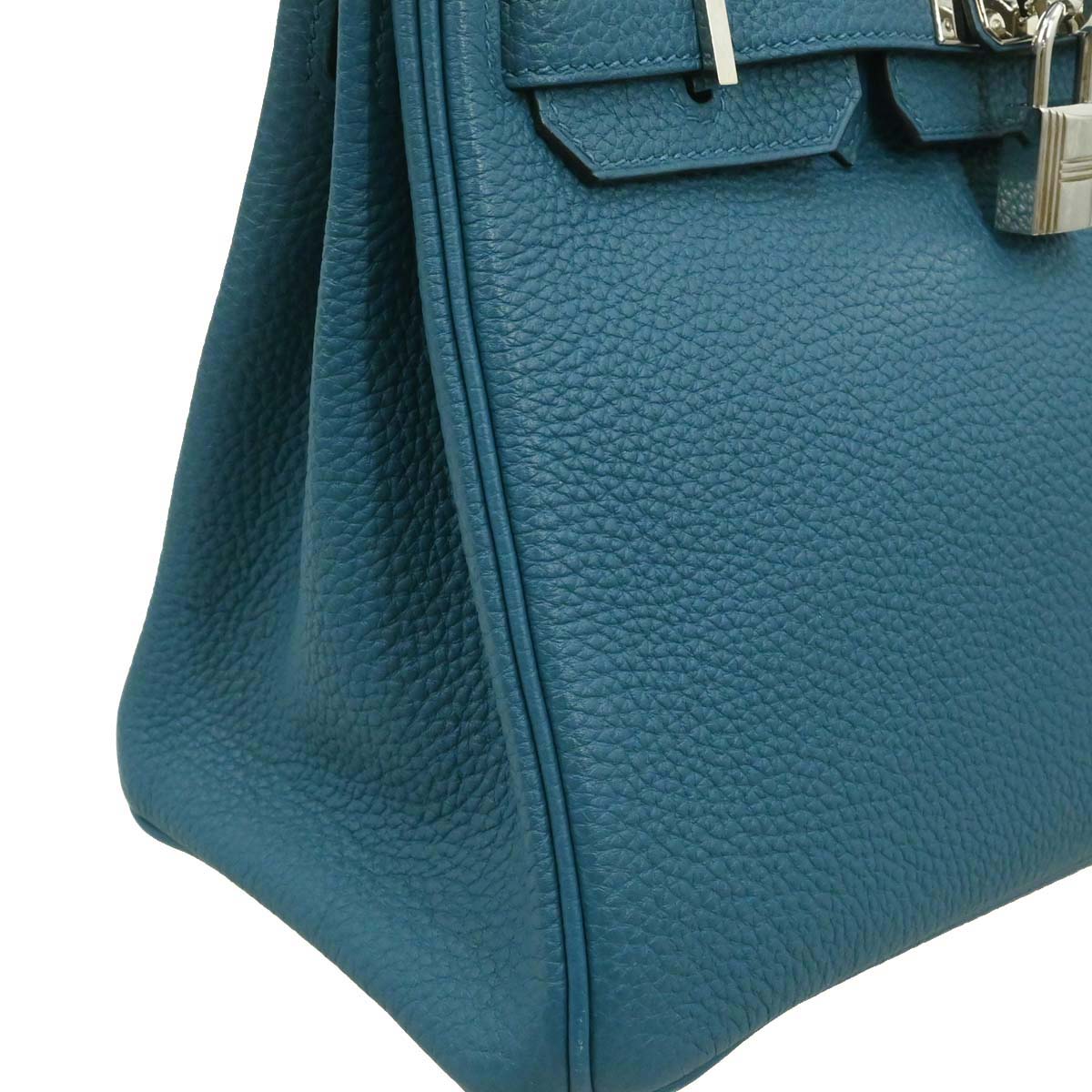 Hermes Cobalt Togo Birkin 25 Handbag