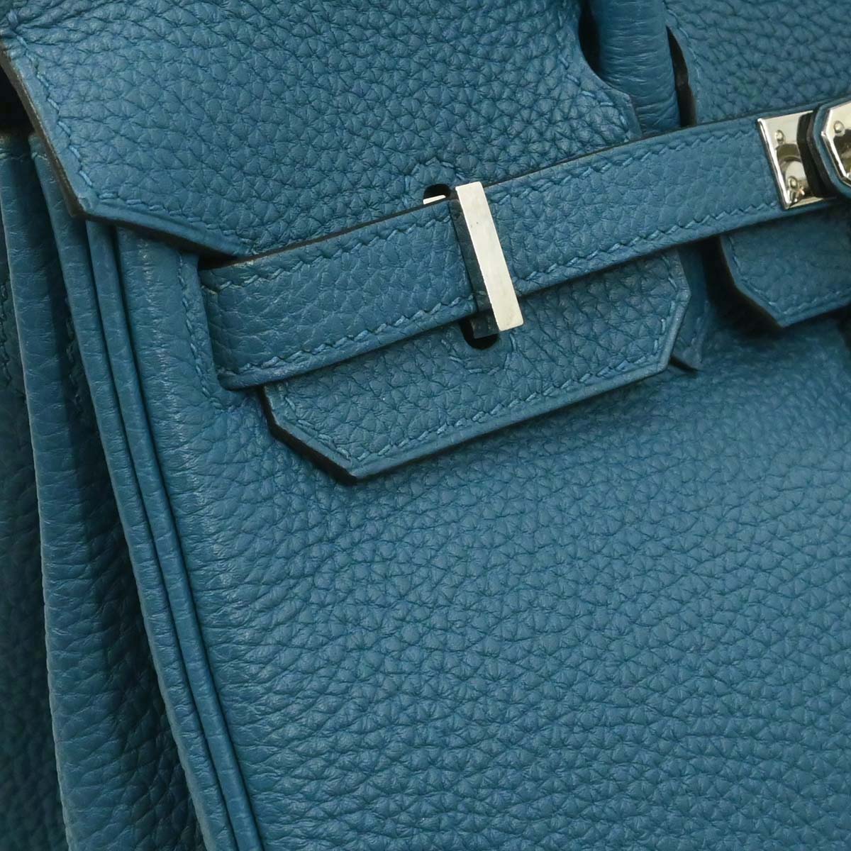 Hermes Cobalt Togo Birkin 25 Handbag