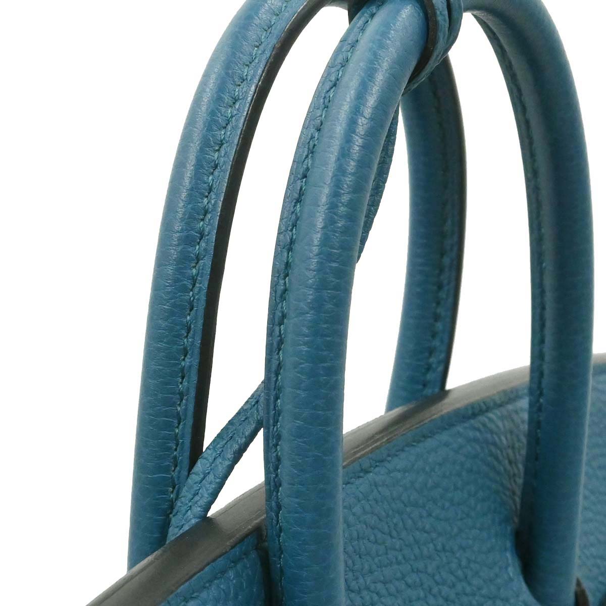 Hermes Cobalt Togo Birkin 25 Handbag