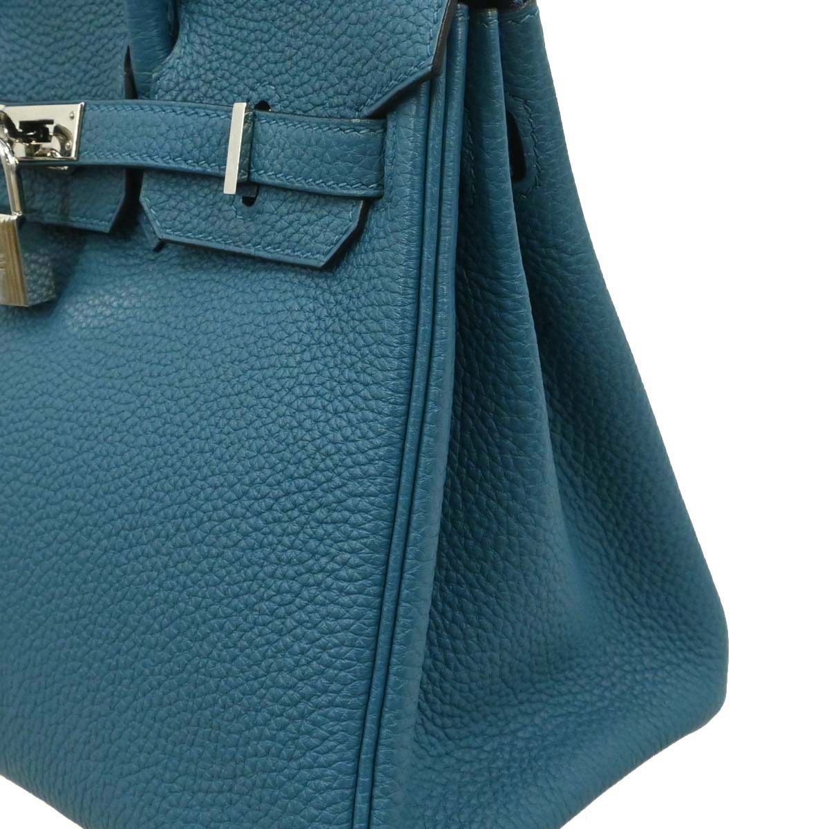 Hermes Cobalt Togo Birkin 25 Handbag