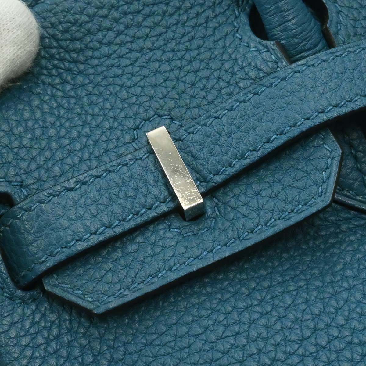 Hermes Cobalt Togo Birkin 25 Handbag