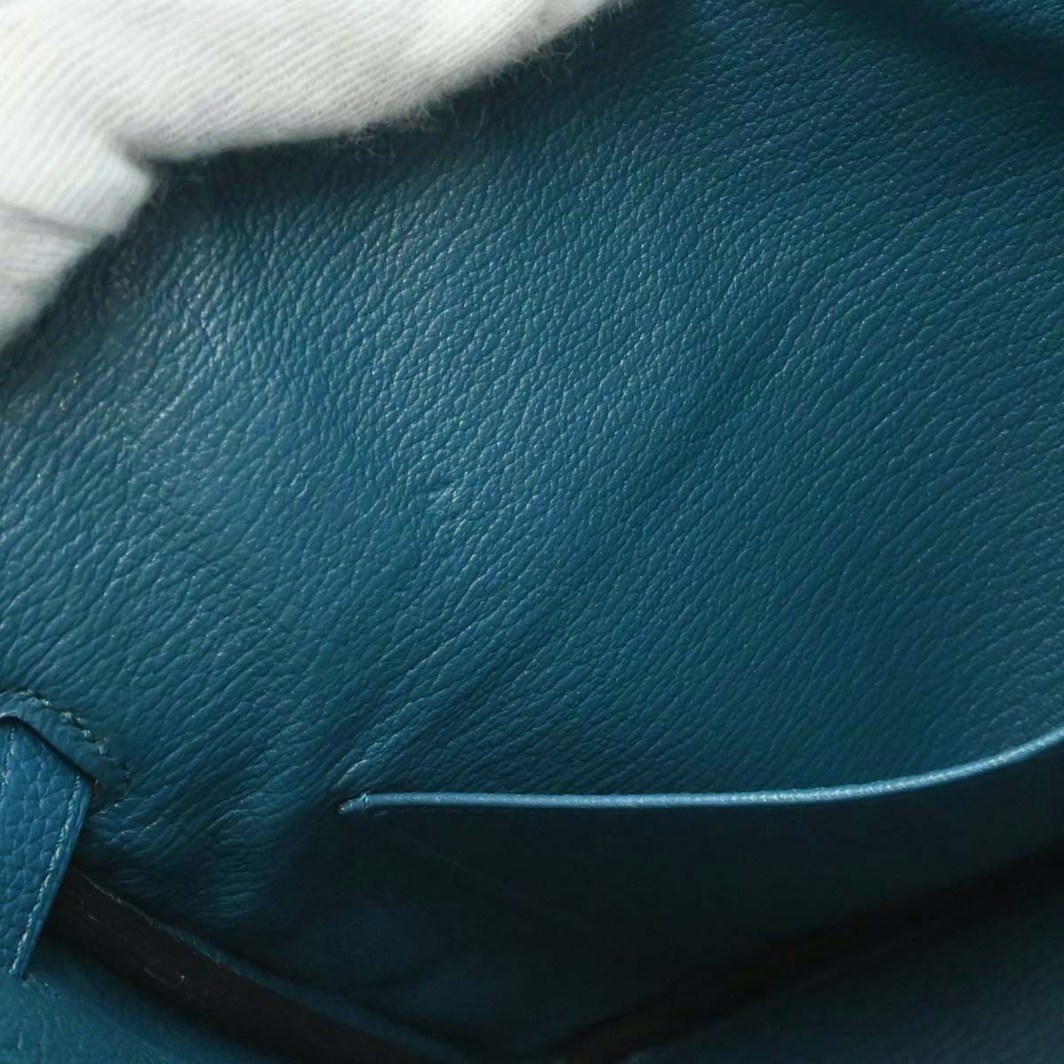 Hermes Cobalt Togo Birkin 25 Handbag