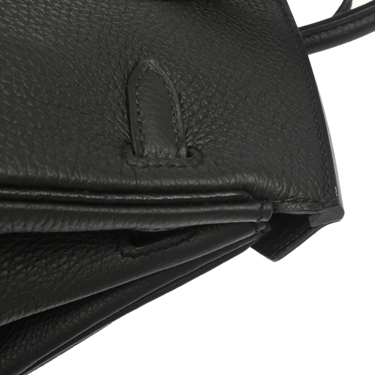 Hermes Black Togo Birkin 25 Handbag