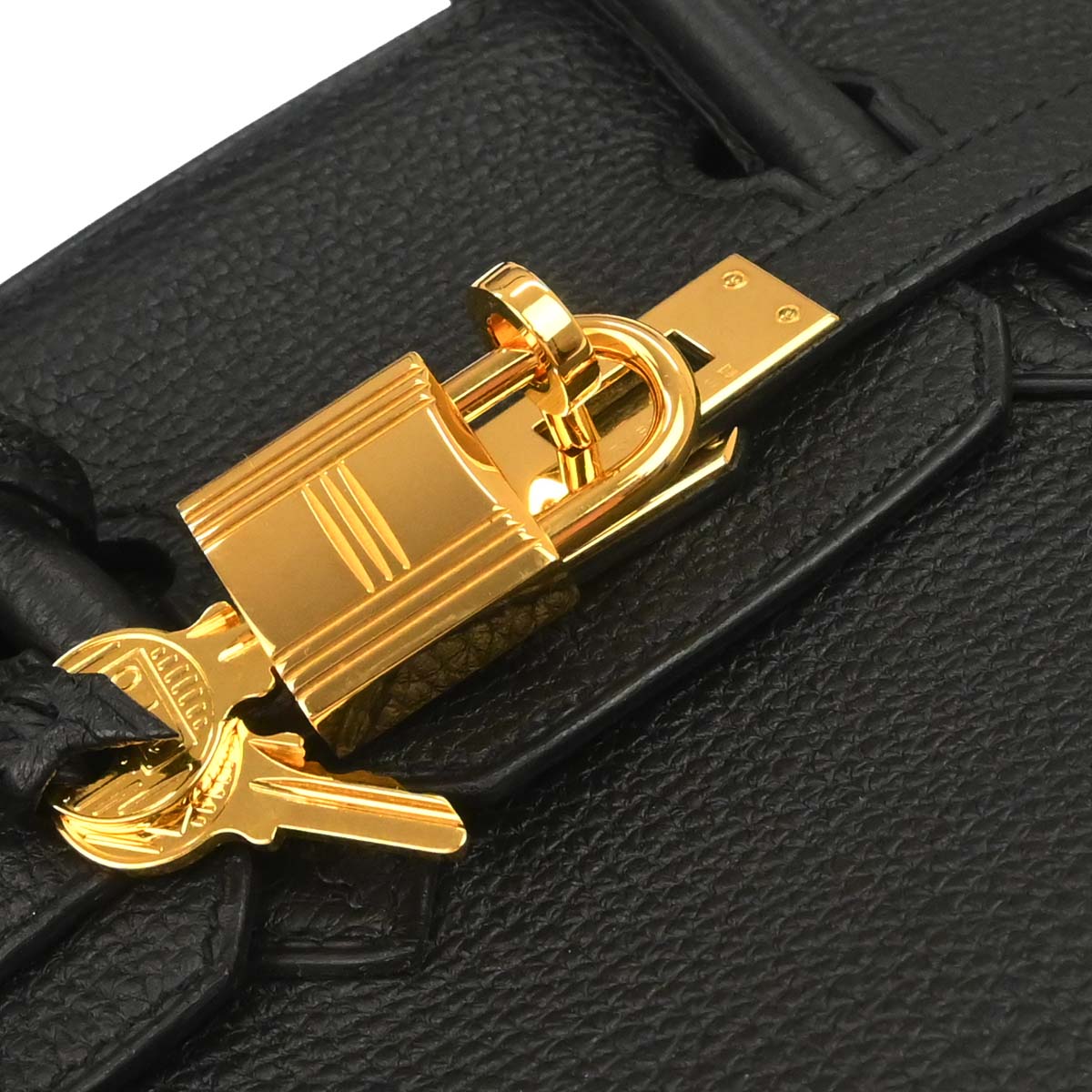 Hermes Black Togo Birkin 25 Handbag
