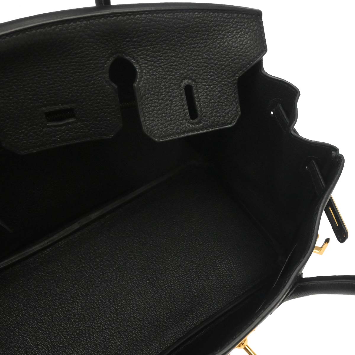 Hermes Black Togo Birkin 25 Handbag