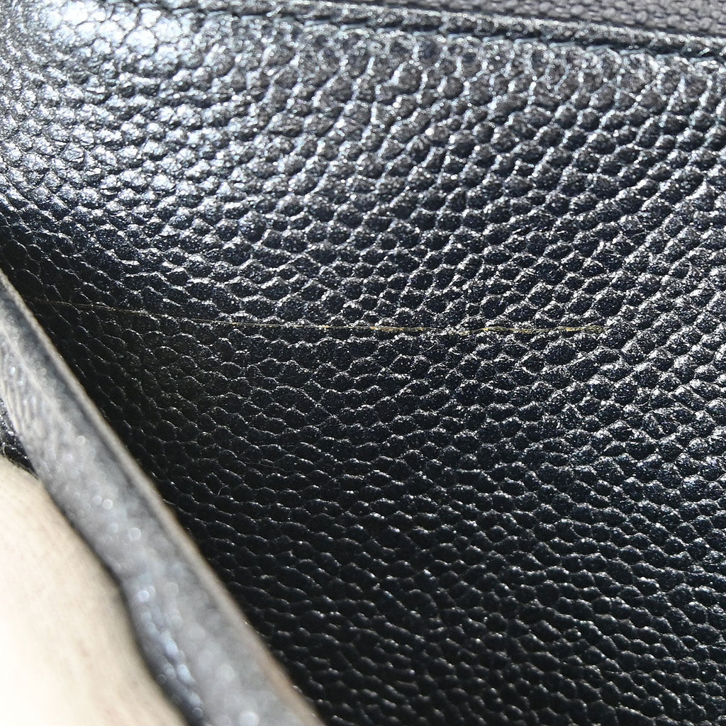 Chanel 2014-2015 Metallic Blue Calfskin Classic WOC Wallet on Chain Bag