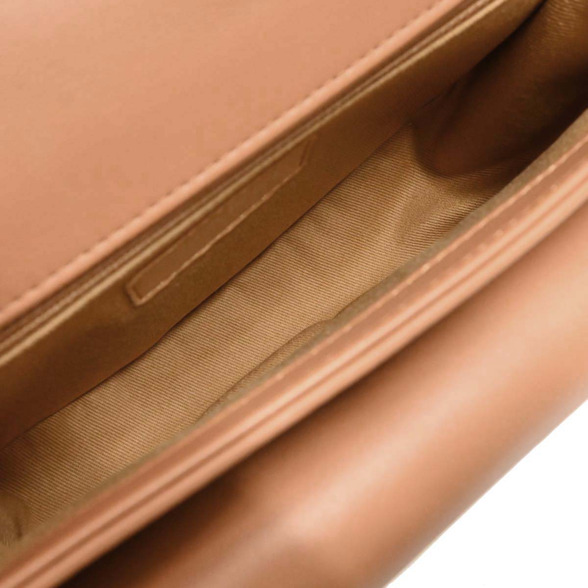 Chanel 2018 Brown Calfskin Coco Eyelets Round Flap Shoulder Bag