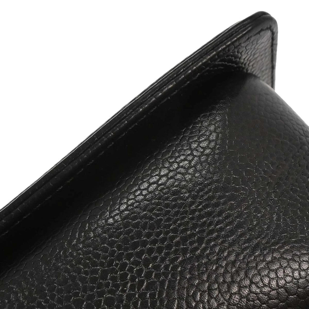 Boy Chanel Black Caviar Chevron Medium Shoulder Bag