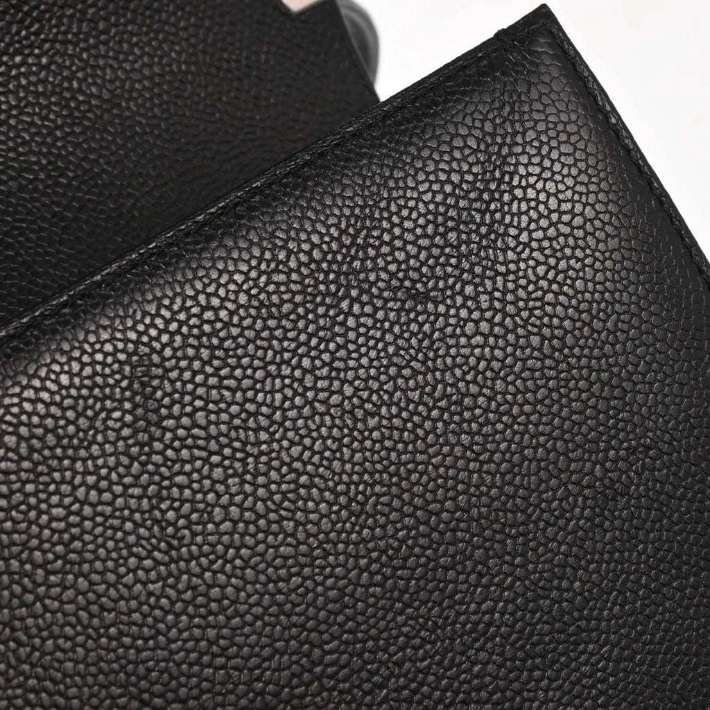Boy Chanel Black Caviar Chevron Medium Shoulder Bag
