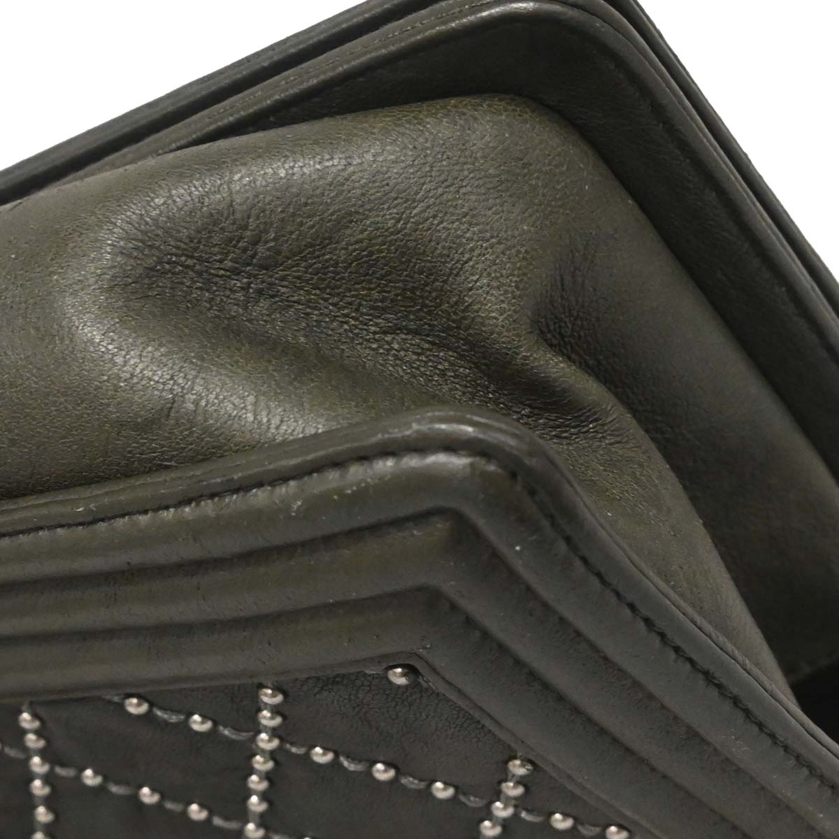 Boy Chanel 2015-2016 Gray Calfskin Medium Shoulder Bag
