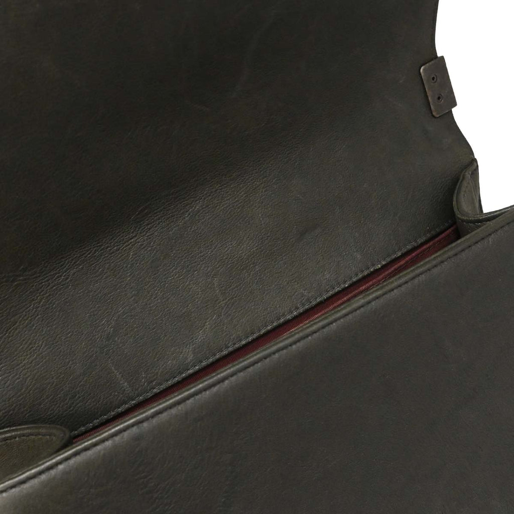 Boy Chanel 2015-2016 Gray Calfskin Medium Shoulder Bag