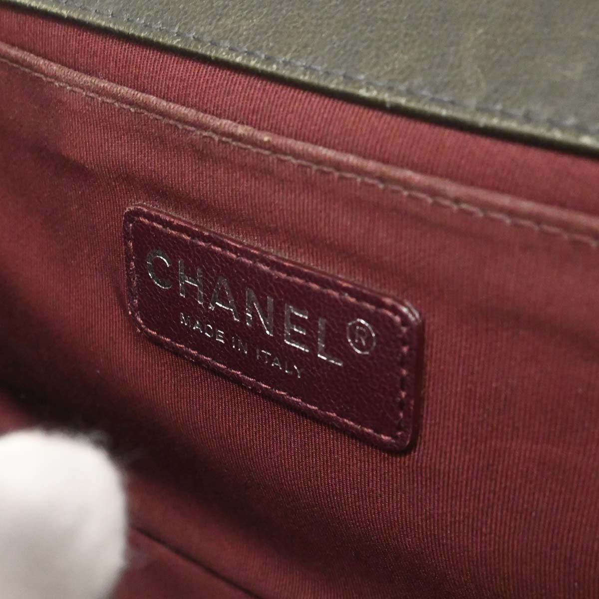 Boy Chanel 2015-2016 Gray Calfskin Medium Shoulder Bag