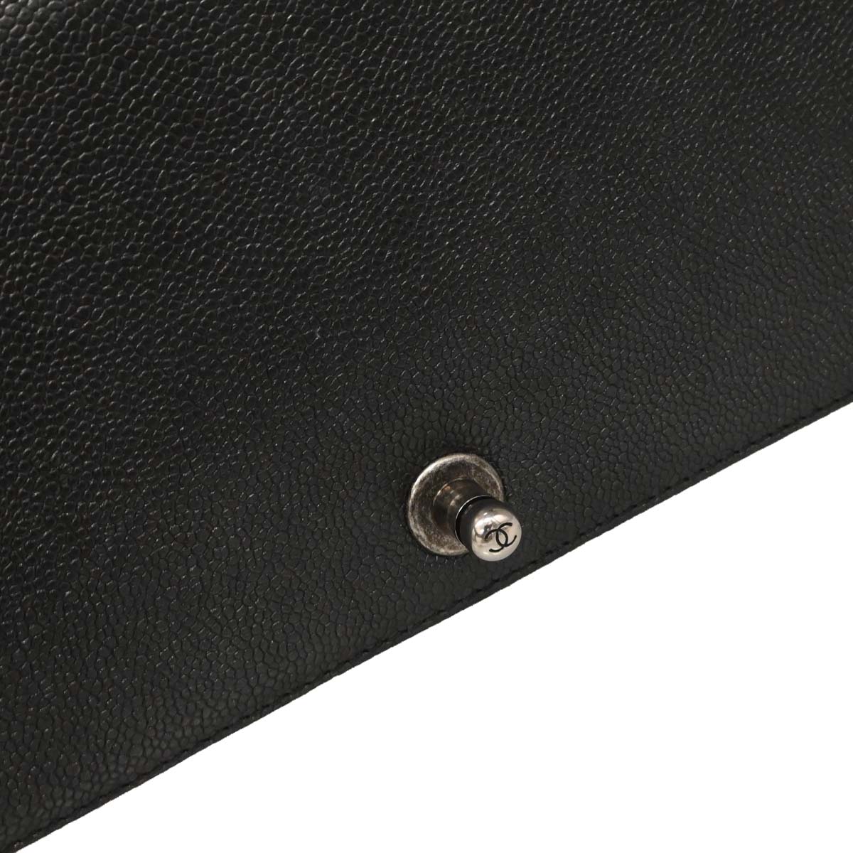 Boy Chanel Black Caviar Tweed Medium Shoulder Bag