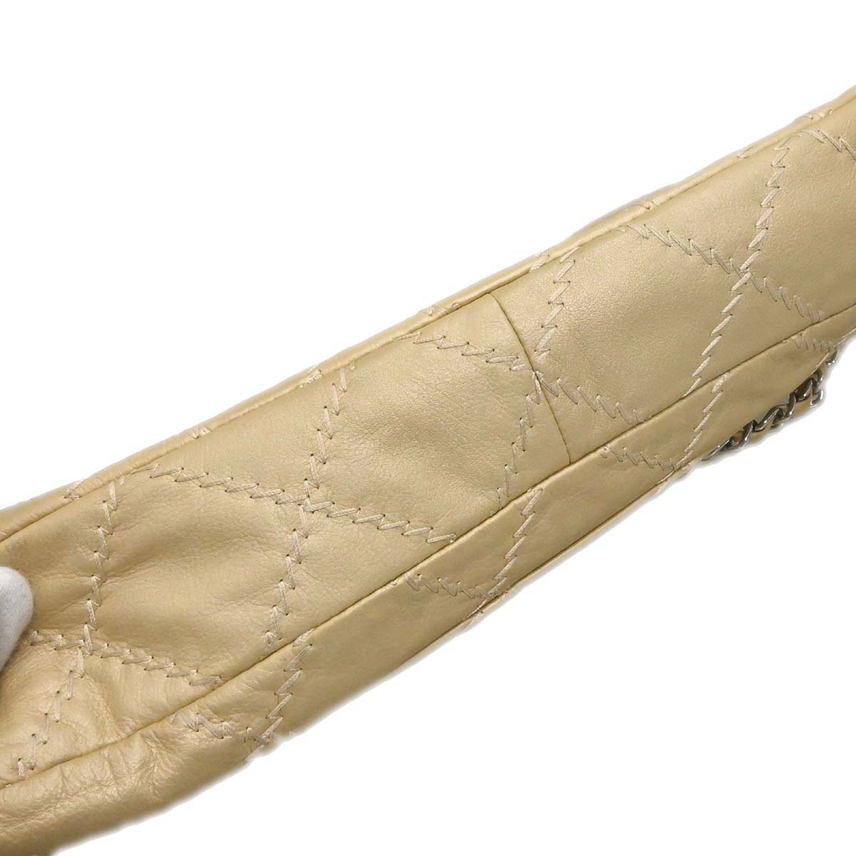 Chanel 2011 Gold Lambskin Ultra Stitch Shoulder Bag