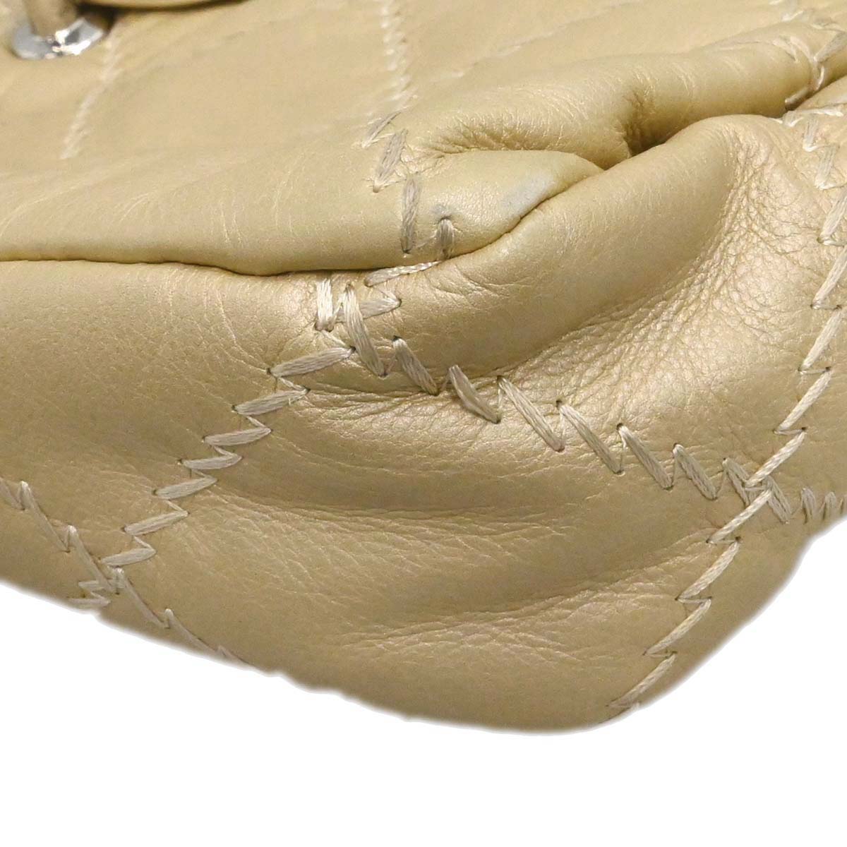 Chanel 2011 Gold Lambskin Ultra Stitch Shoulder Bag