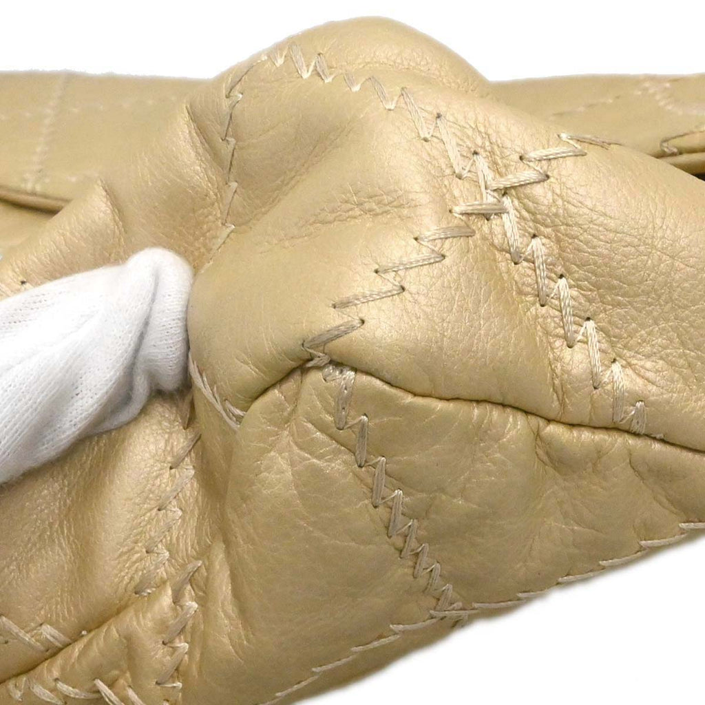 Chanel 2011 Gold Lambskin Ultra Stitch Shoulder Bag
